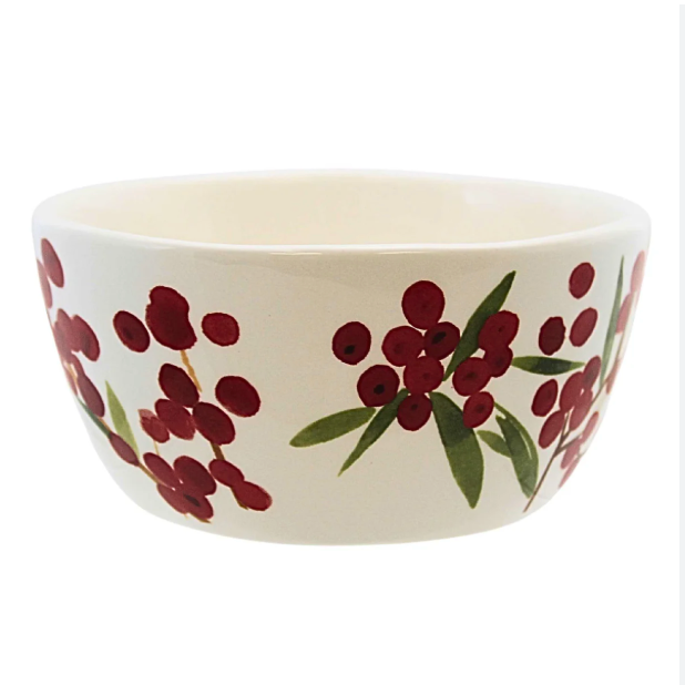 Sprig Snack Bowl Red Multi