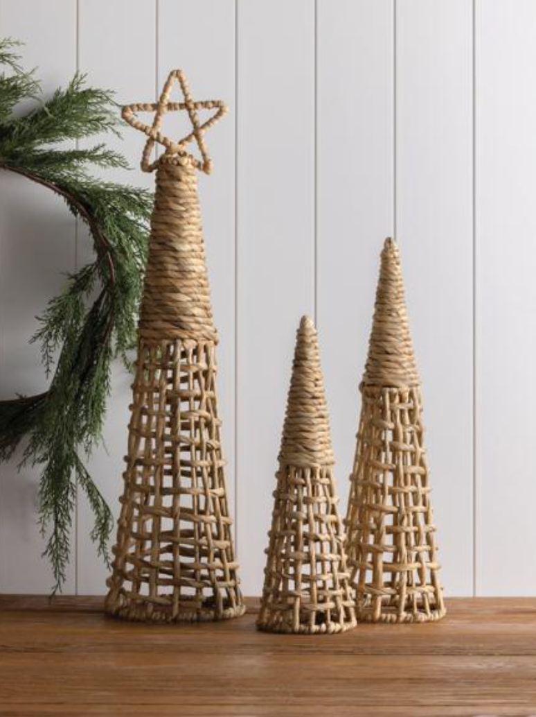 Woven Christmas Tree Set