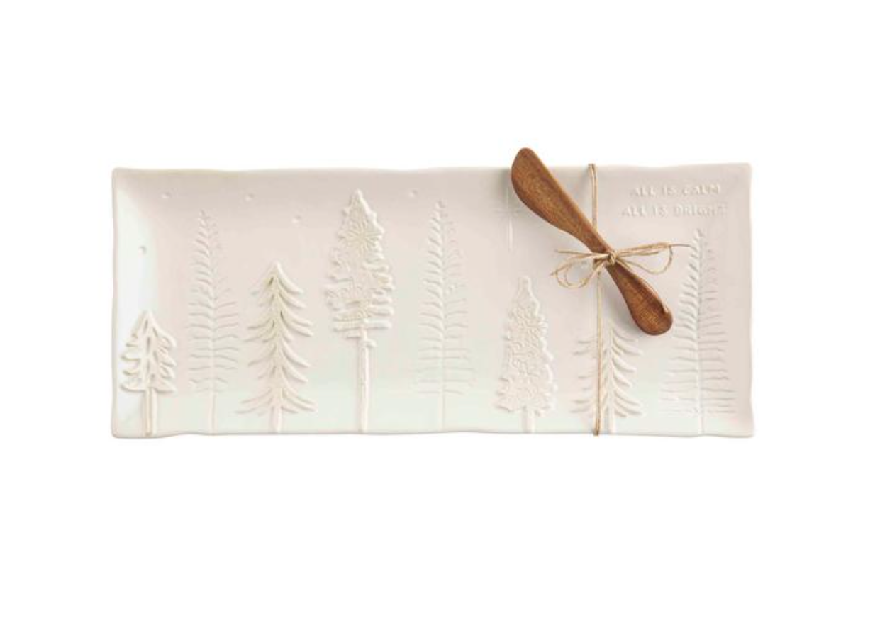 White Christmas Hostess Set