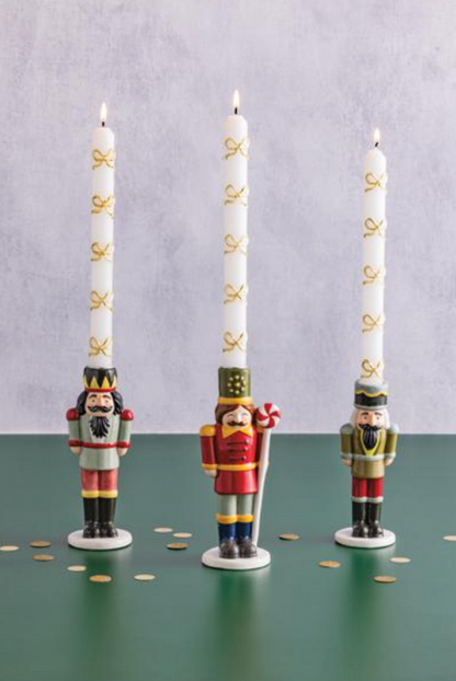 Large Nutcracker Taper Holder