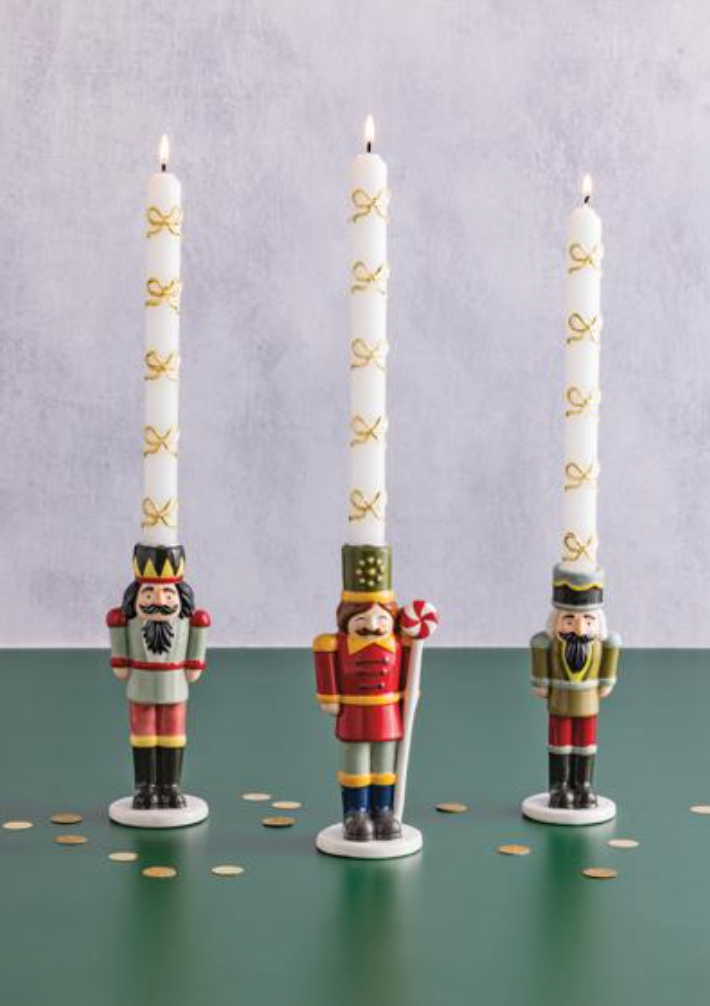 Small Nutcracker Taper Holder