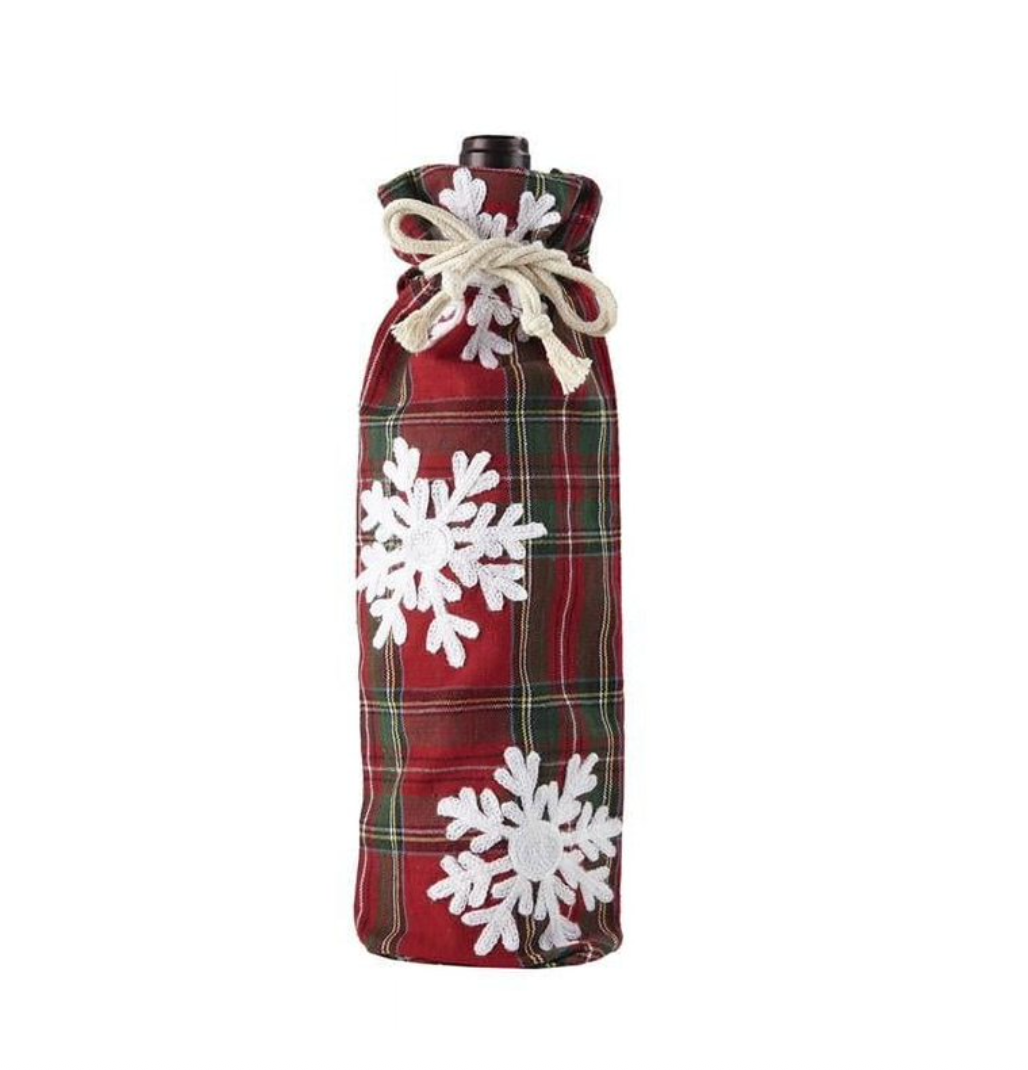 Snow Flake Wine Bag