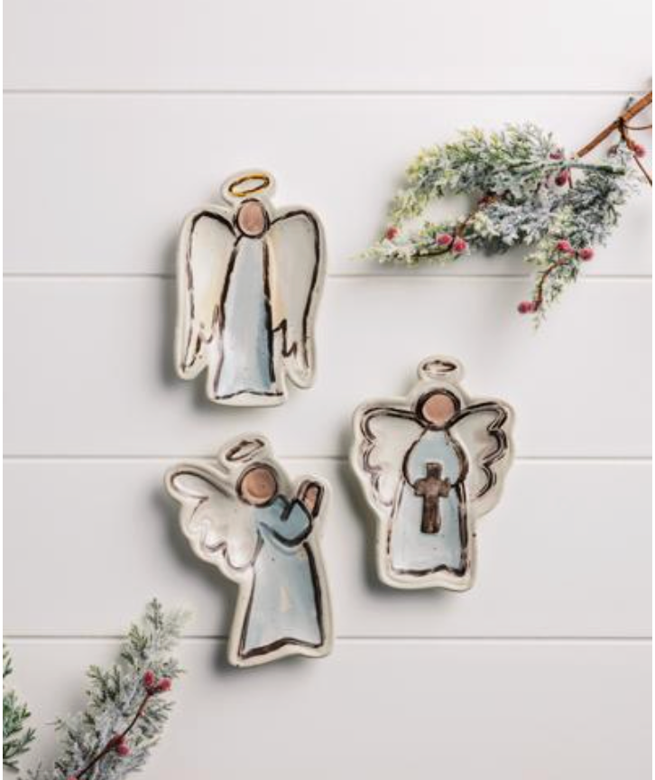 Sideways Angel Tidbit Dish