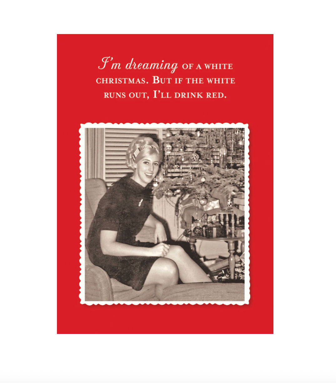 White Christmas Holiday Card