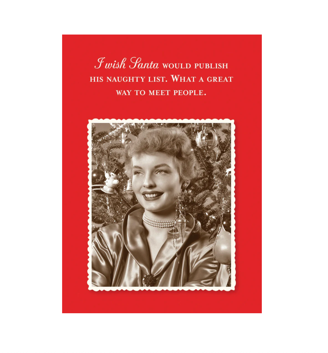 Naughty List Holiday Card