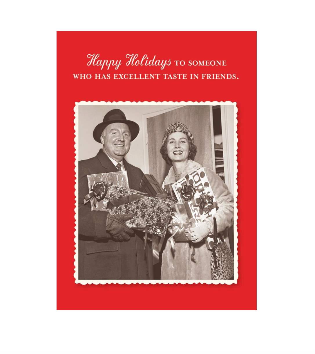 Excellent Taste Holiday Card