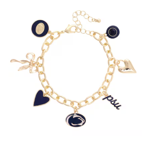 Penn State Nittany Lions Enamel Icons Charm Bracelet