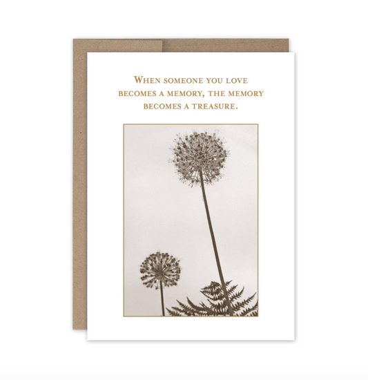 Memory Treasure Sympathy Card SM417