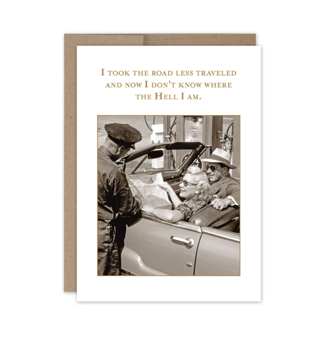 Road Less Traveled Birthday Card SM609