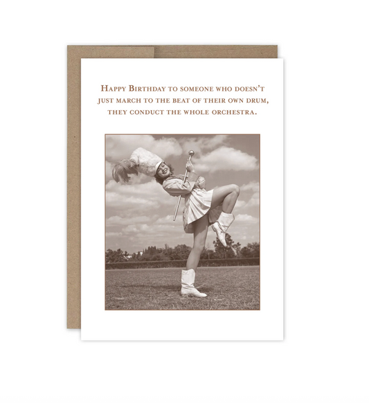 March To The Beat Birthday Card SM817