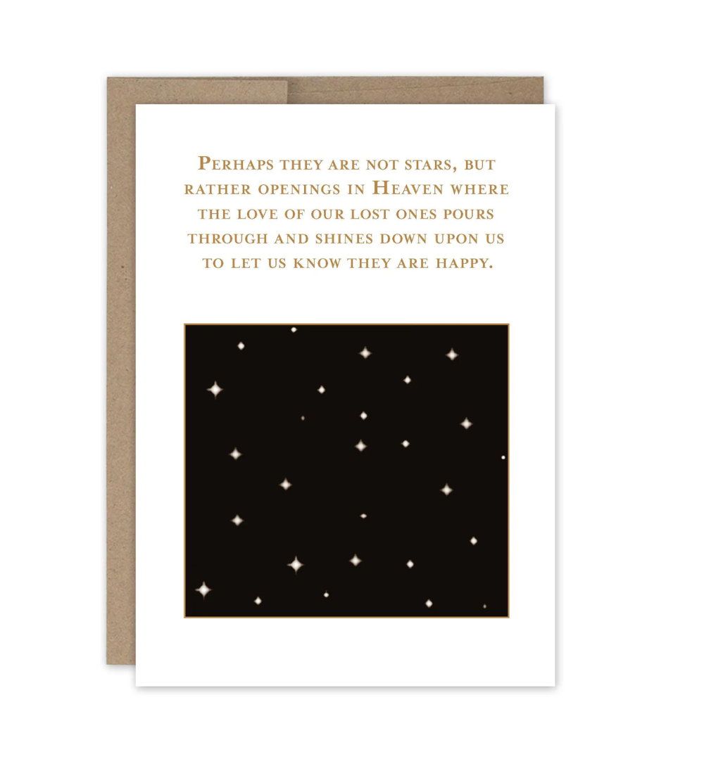 Stars In Heaven Sympathy Card SM050