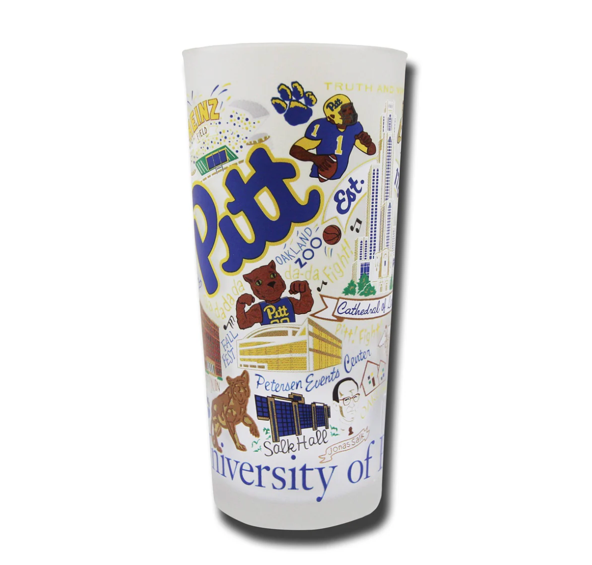 Pittsburgh, University of Drinking Glass