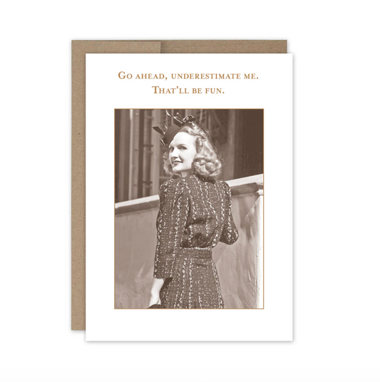 Go Ahead Birthday Card SM691