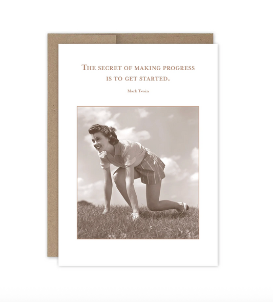 Get Started Encouragement Card SM774