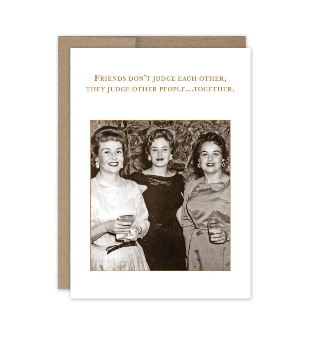 Judge Other People Birthday Card SM561