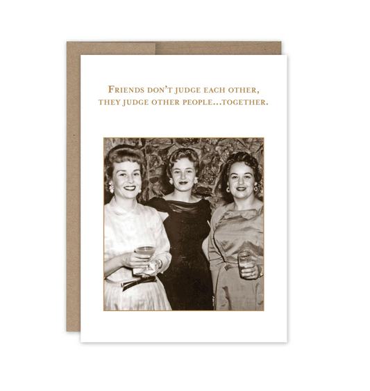 Judge Other People Birthday Card SM561