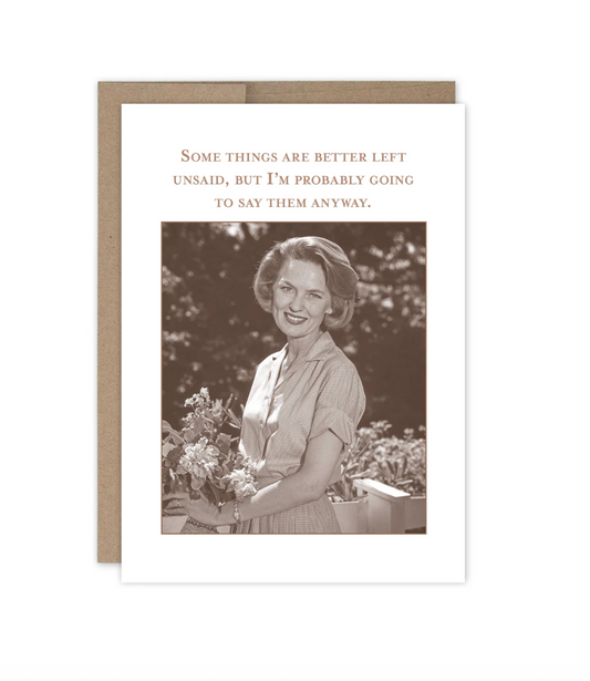 Better Left Unsaid What A Hoot Card SM773