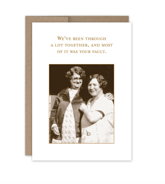 Your Fault Friendship / Just Because Card SM132