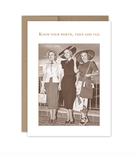 Know Your Worth Birthday Card SM737
