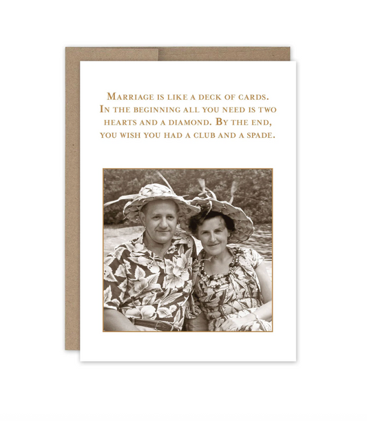 Deck Of Cards Anniversary Card SM529