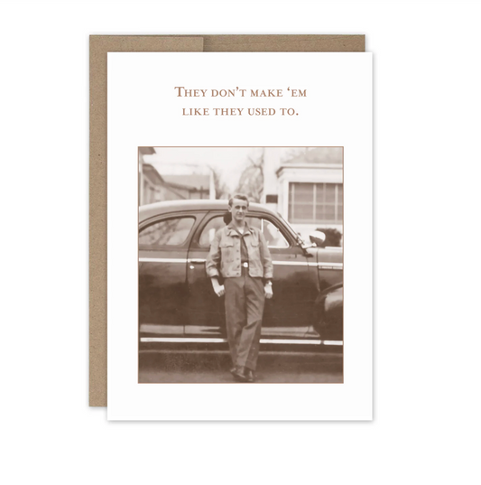 A True Classic Birthday Card SM744