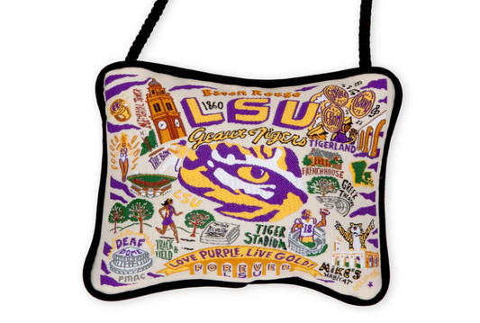 Louisiana State University (LSU) Mini Pillow Ornament