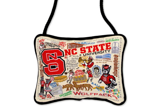 North Carolina State University Mini Pillow Ornament