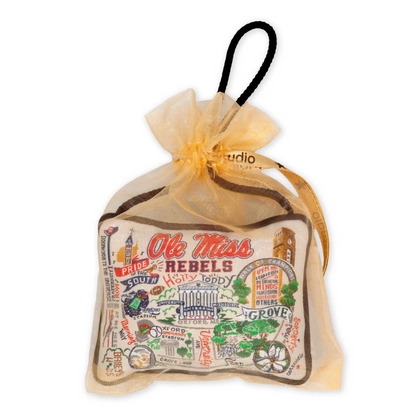 Mississippi, University of (Ole Miss) Mini Pillow Ornament