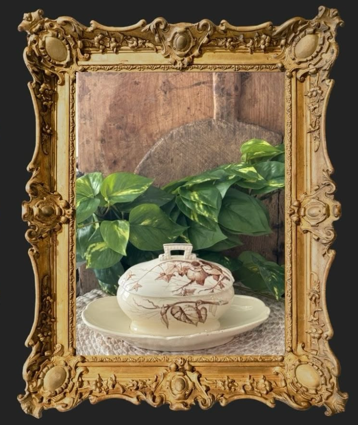 Antique English BWM&C Canova Sepia Sauciere