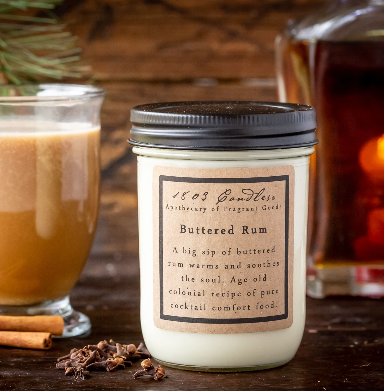 Buttered Rum Soy Candle