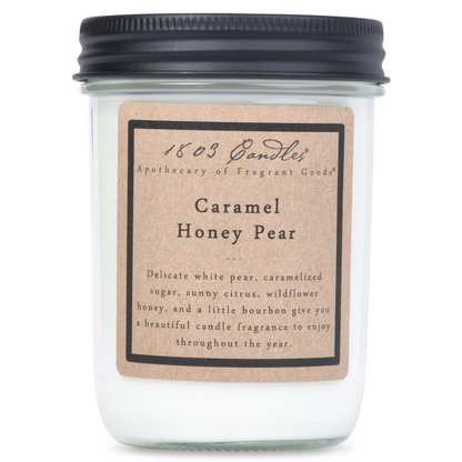 Caramel Honey Pear Soy Candle
