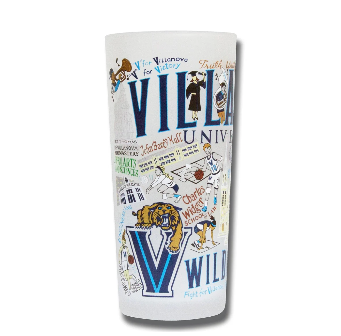 Villanova University Drinking Glass