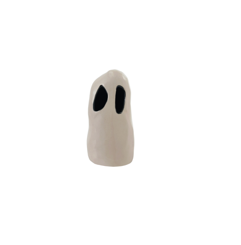Stoneware Ghost with Cut-Outs - Small