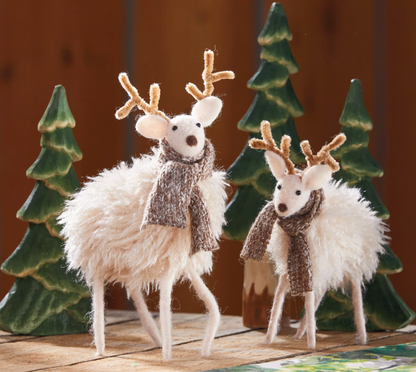 Reindeer With Scarf - Small