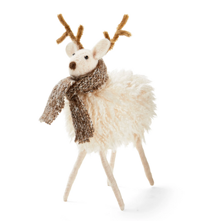 Reindeer With Scarf - Large