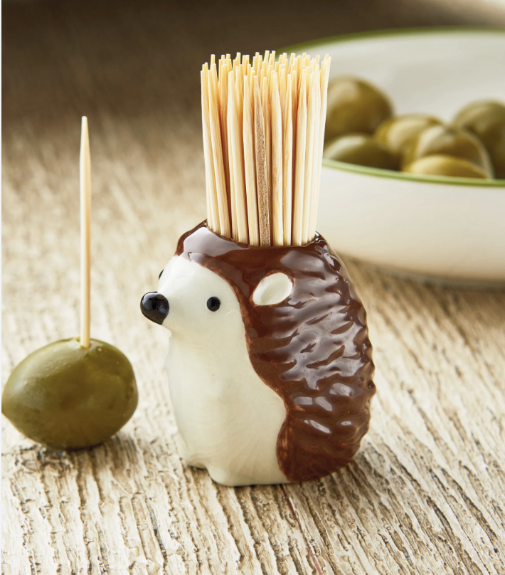 Hedgehog Toothpick Holder Set
