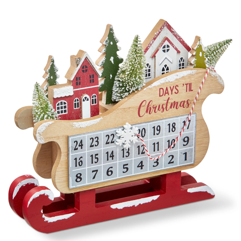 Christmas Sleigh Countdown Calendar