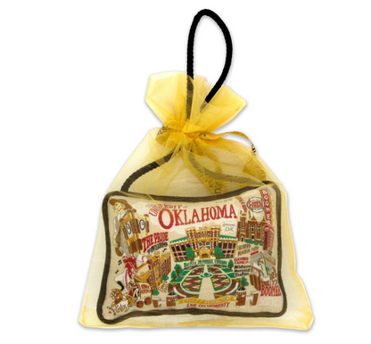 Oklahoma, University of Mini Pillow Ornament