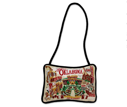 Oklahoma, University of Mini Pillow Ornament