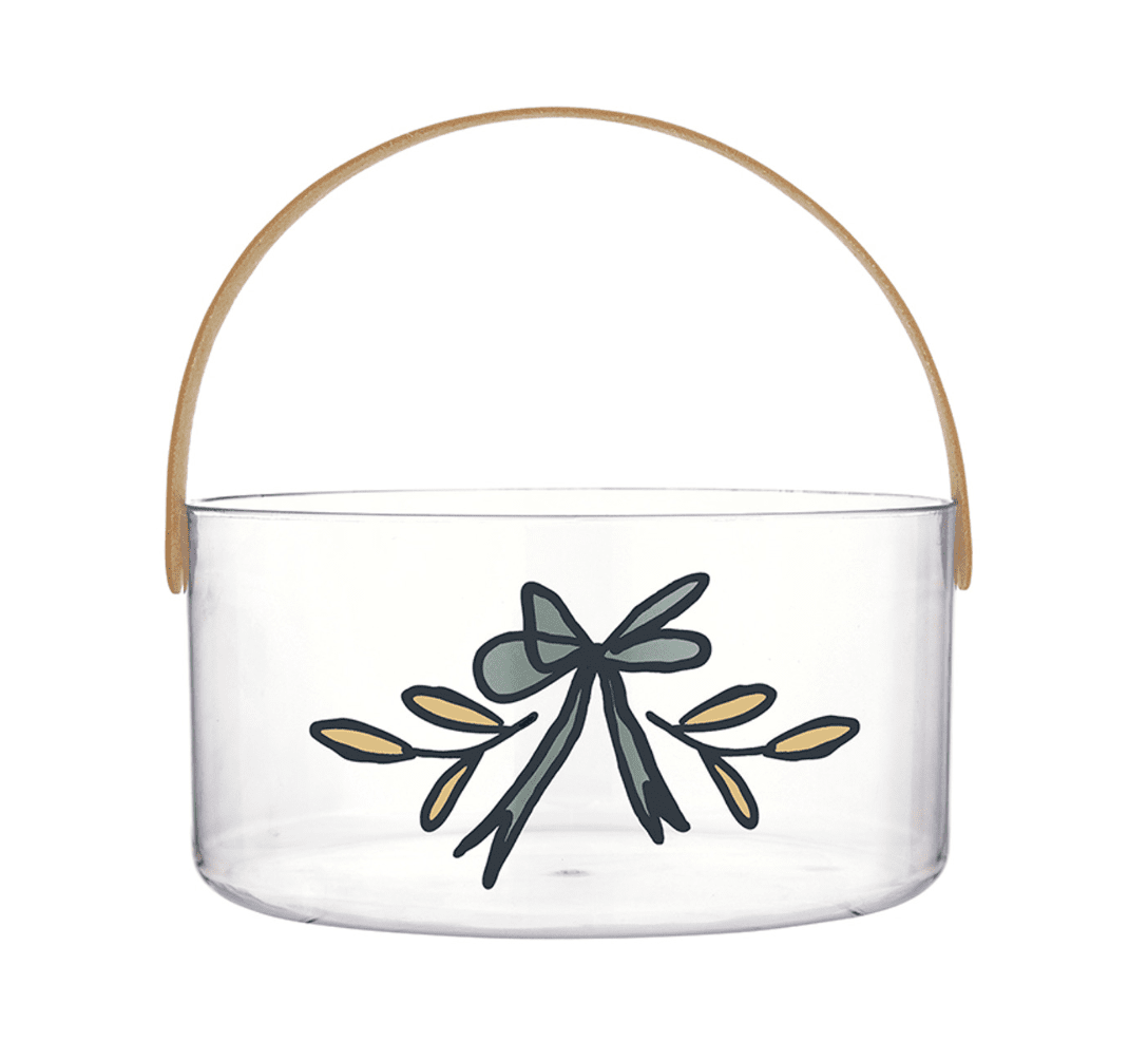 Acrylic Bucket - Bow - Veranda Cafe & Mercantile