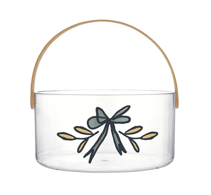 Acrylic Bucket - Bow - Veranda Cafe & Mercantile