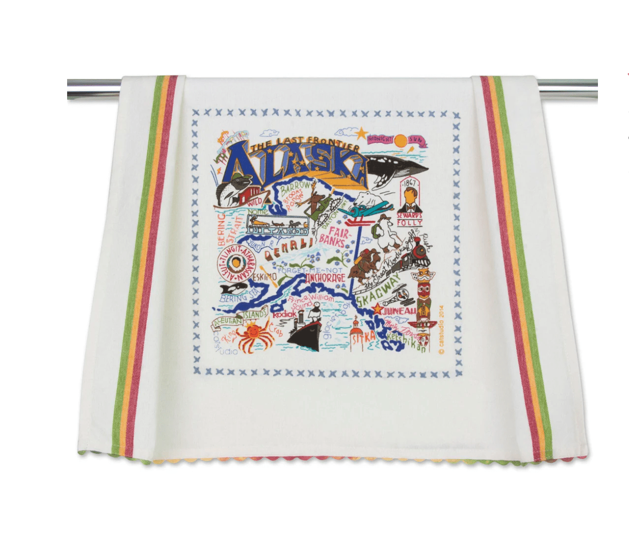 Alaska Dish Towel - Veranda Cafe & Mercantile