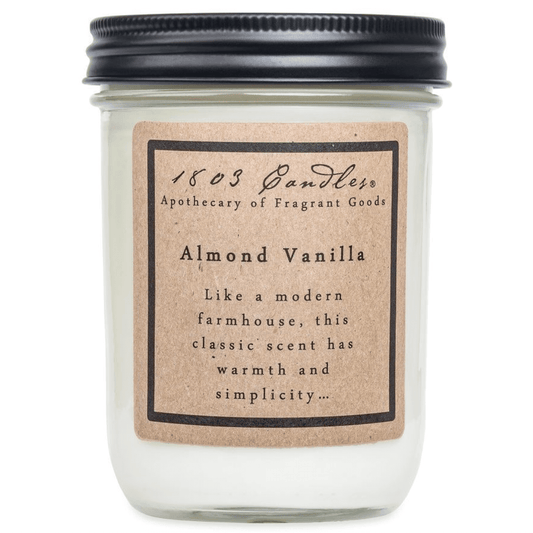Almond Vanilla Soy Candle - Veranda Cafe & Mercantile