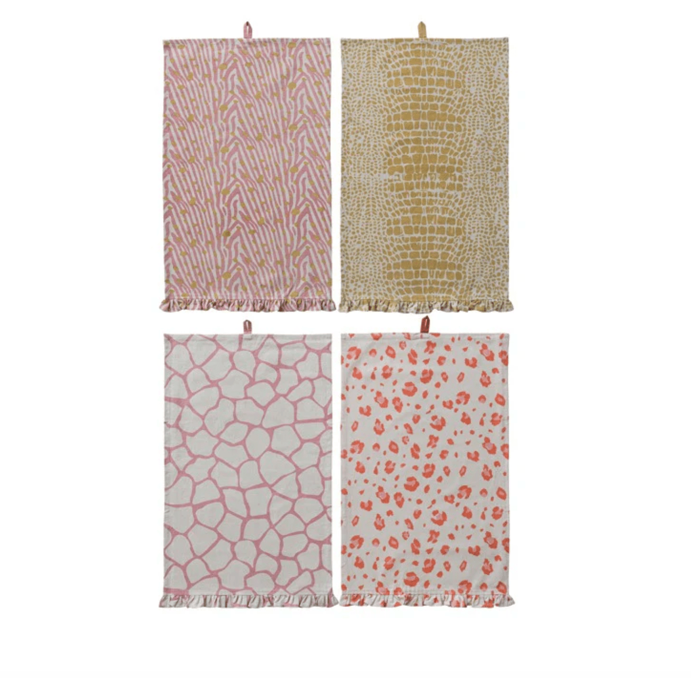 Animal Print Cotton Printed Towels - Veranda Cafe & Mercantile