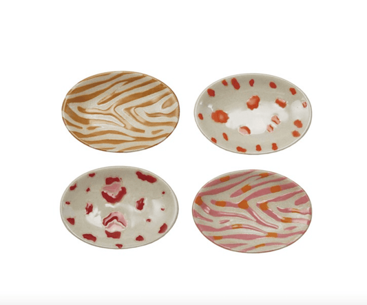 Animal Print Stoneware Dish - Veranda Cafe & Mercantile