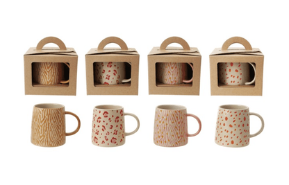 Animal Print Stoneware Mug - Veranda Cafe & Mercantile