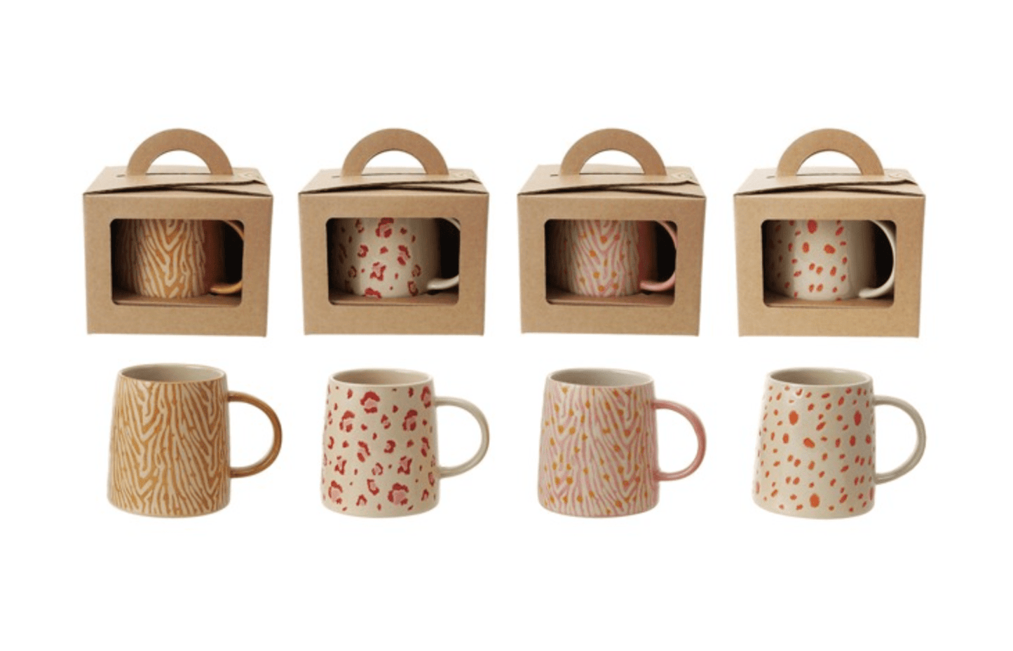 Animal Print Stoneware Mug - Veranda Cafe & Mercantile