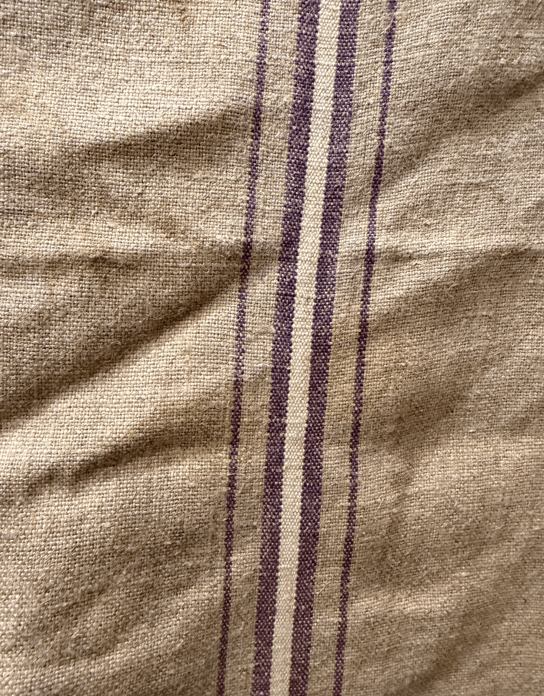 Antique 19th - century French water - driven mill sack - Veranda Cafe & Mercantile
