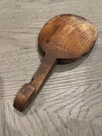 Antique French Butter Paddle - Dark - Veranda Cafe & Mercantile