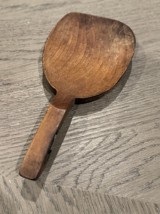 Antique French Butter Paddle - Dark - Veranda Cafe & Mercantile
